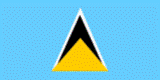 Saint Lucia Flagge